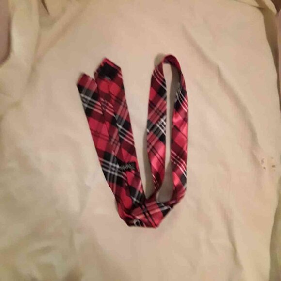 Plaid skirt & tie - Picture 5 of 5